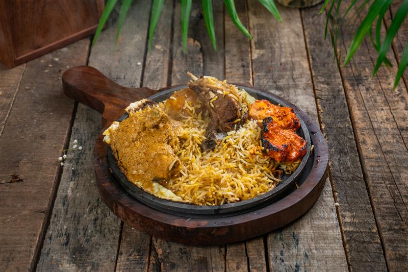 Mutton Biryani Sizzler