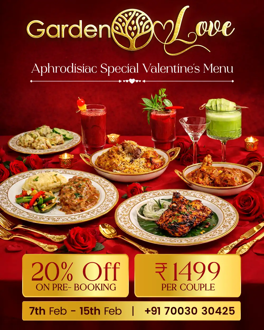 Valentine’s Day Special At The Garden