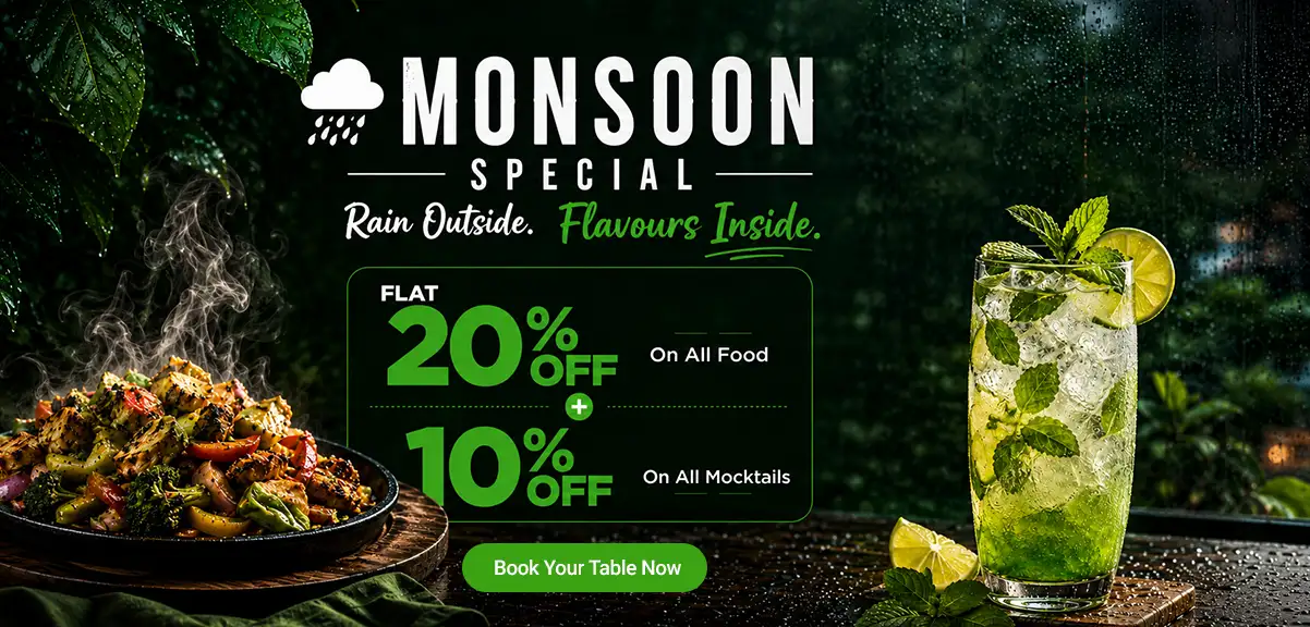 Monsoon Special Offer at The Garden
