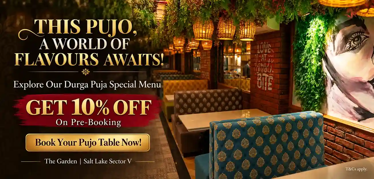 Durga Puja Special Menu at The Garden